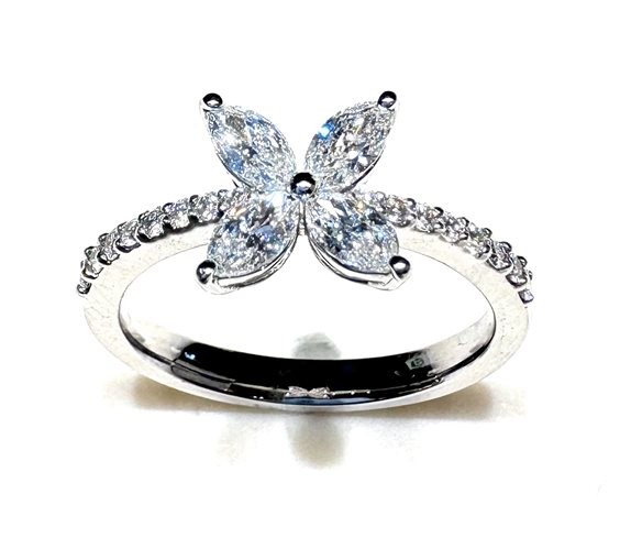 Ring Sommer Woman JOVANE in White Gold Diamante 0.76 Ct JBG387 A - JBG387 A